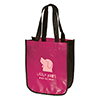 TO4511
	-RECYCLED FASHION TOTE-Hot Pink/Black